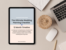 Load image into Gallery viewer, Wedding To-Do List & 12-Month Timeline (Digital Download)